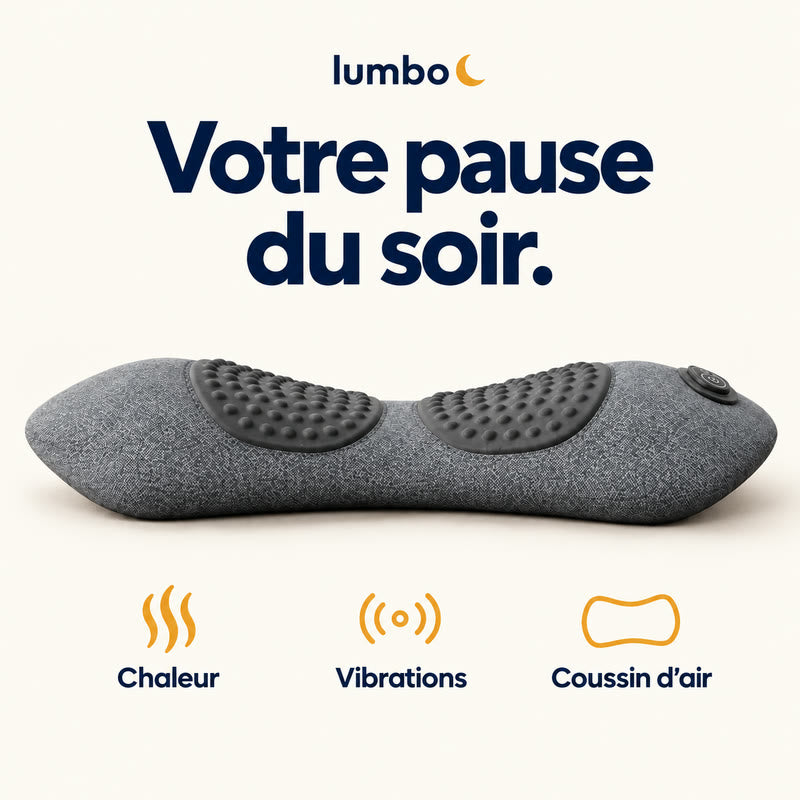 Votre pause du soir : chaleur, vibrations et coussin d'air